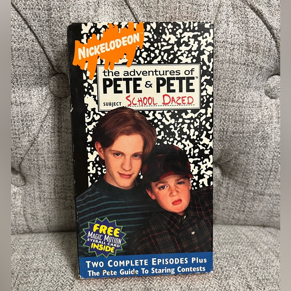 RARE Pete and Pete Nickelodeon VHS.